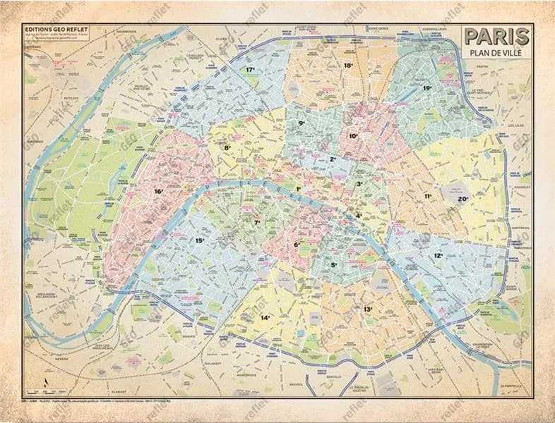 Paris : plan de ville