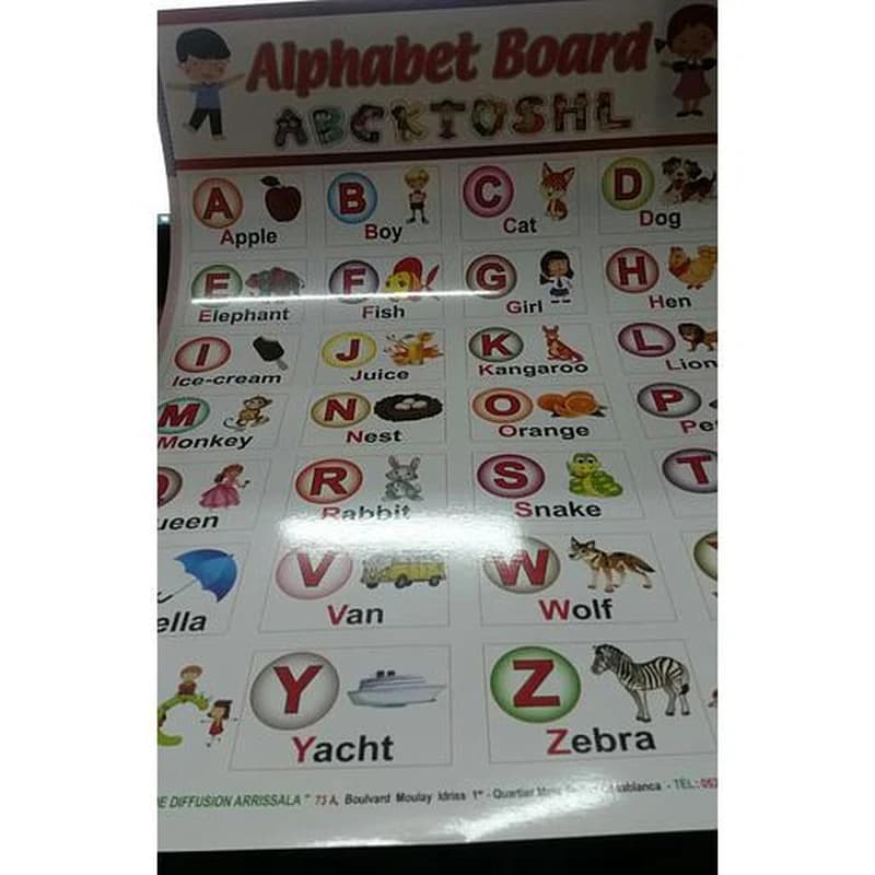 Poster L'Alphabet Board MF