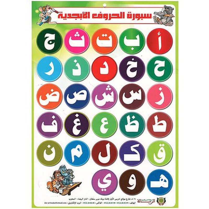 سبورة الحروف الأبجدية