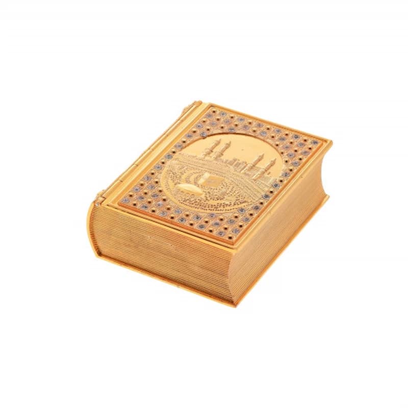 علبة القرآن الكريم عاج ثمن ذهبية
