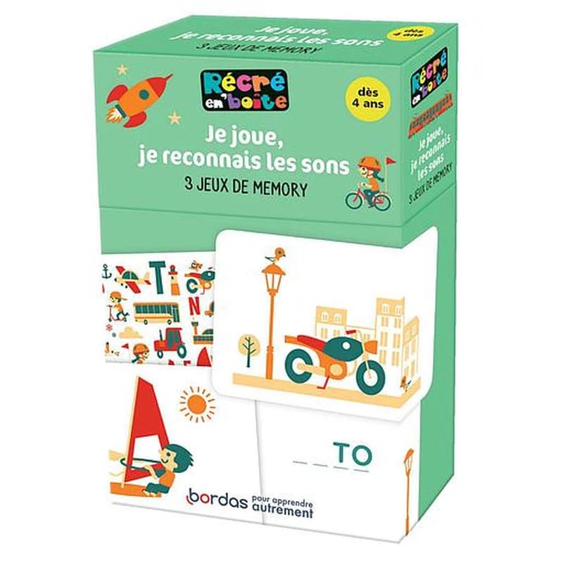Récré en'Boîte - Je joue, je reconnais les sons - dès 4 ans * Jeu pédagogique