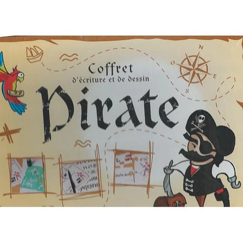 Coffret d’écriture Pirate