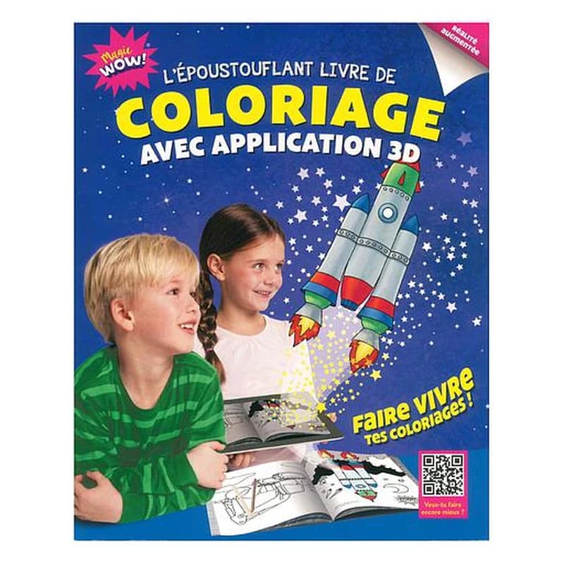 L'époustouflant livre de coloriage avec application 3D