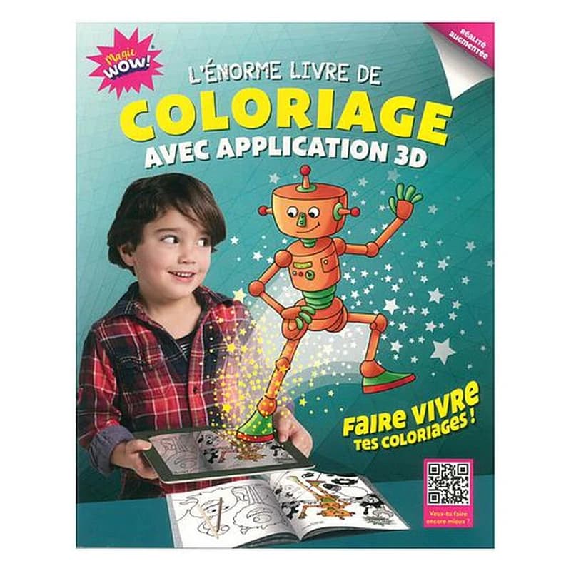 L'énorme livre de coloriage avec application 3D