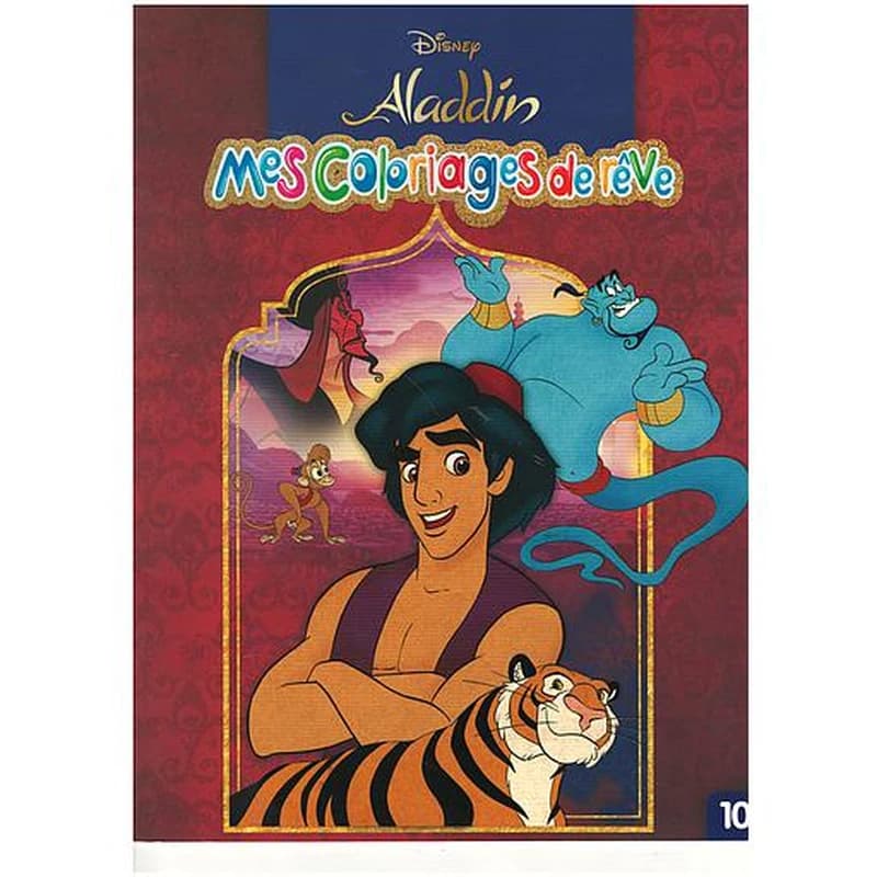 Mes coloriages de rêve n°10 : Aladdin