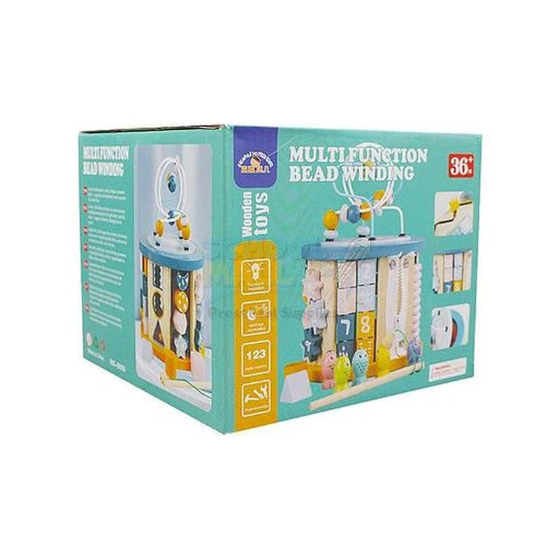 Multifunction Bead Winding Jeux éducatif لعبة منتسوري متعددة الوظائف