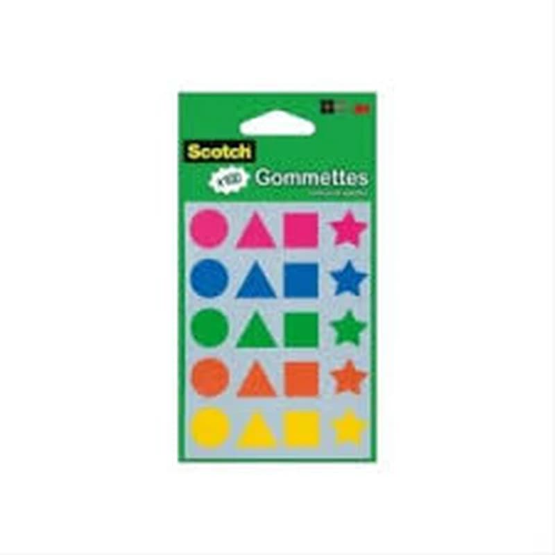 Pochette de 120 Gommette Géométrique