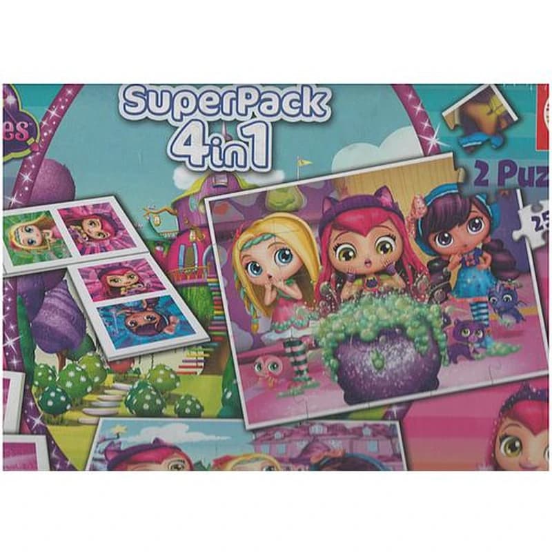 Super Pack Mini sorcieres 4 en 1
