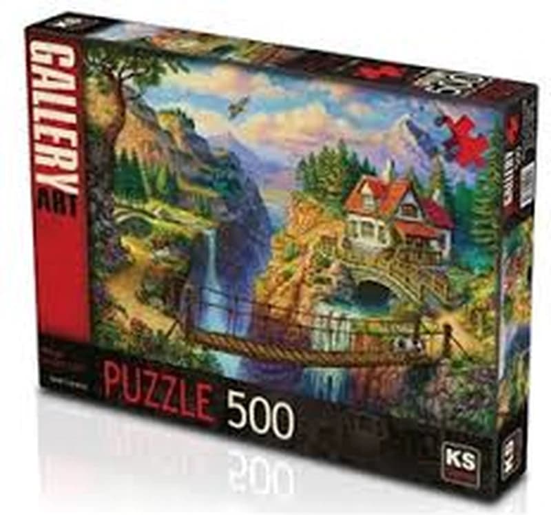 Ks Games Puzzle 500 - House on the Cliff