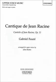 Cantique de jean racine chant