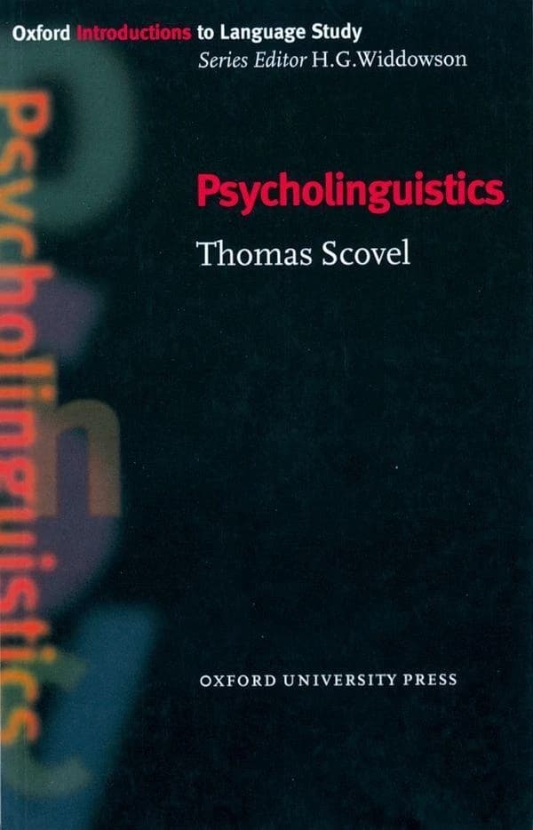 Oils: psycholinguistics