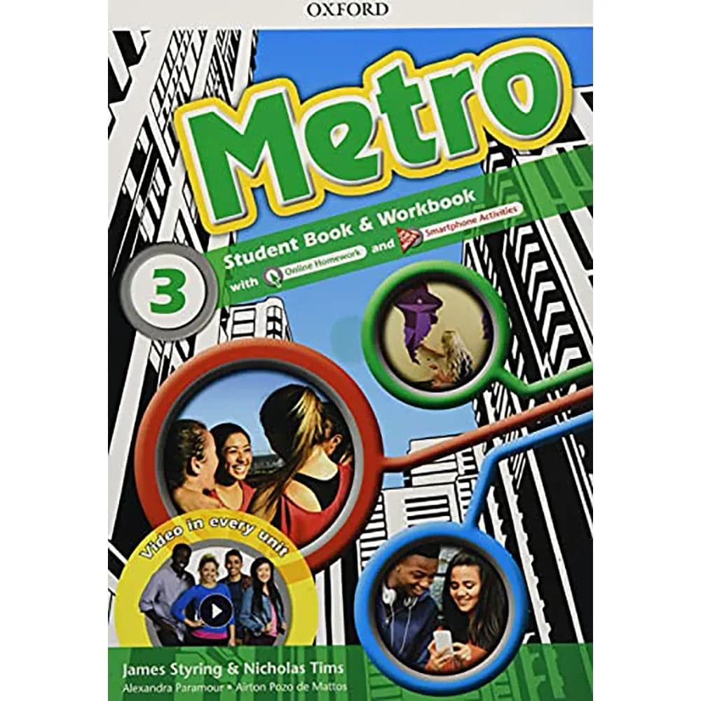 METRO 3 STUDENT BOOK+WORK BOOK