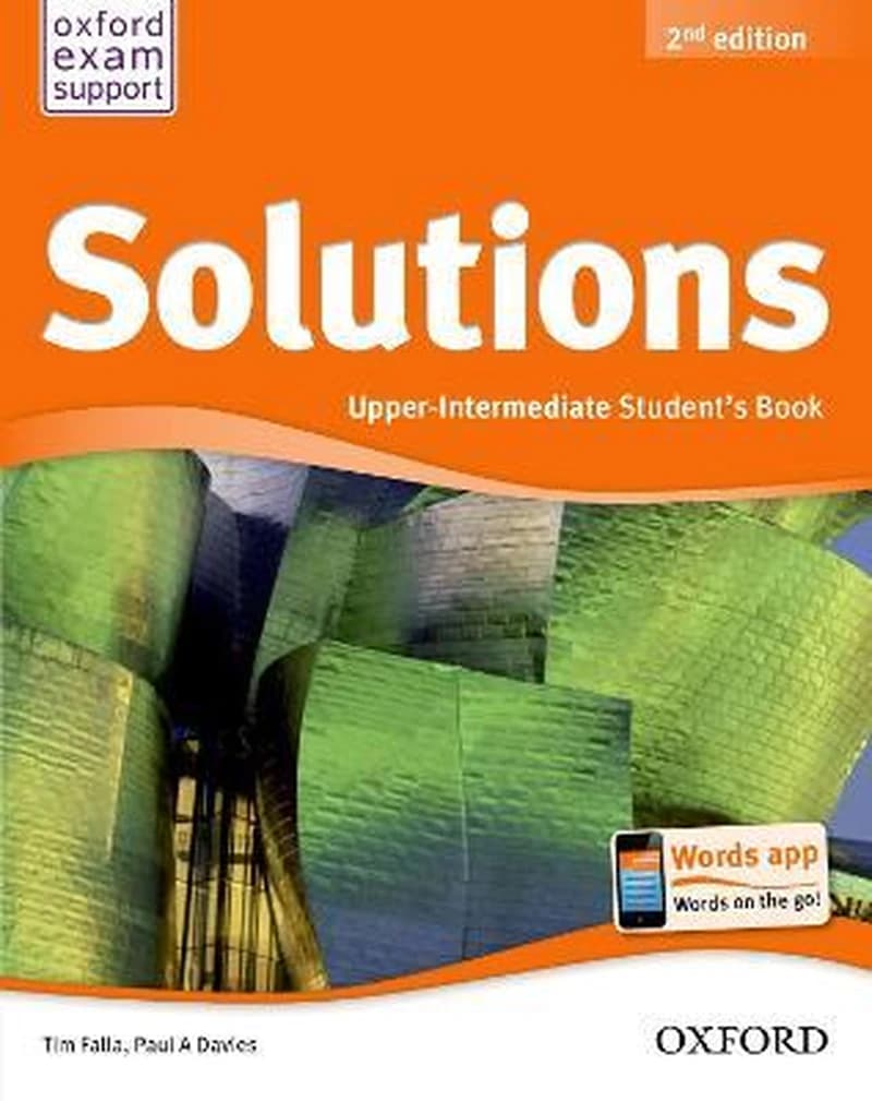 SOLUTIONS  STUDENT'S BOOK UPPER INTERMEDIATE