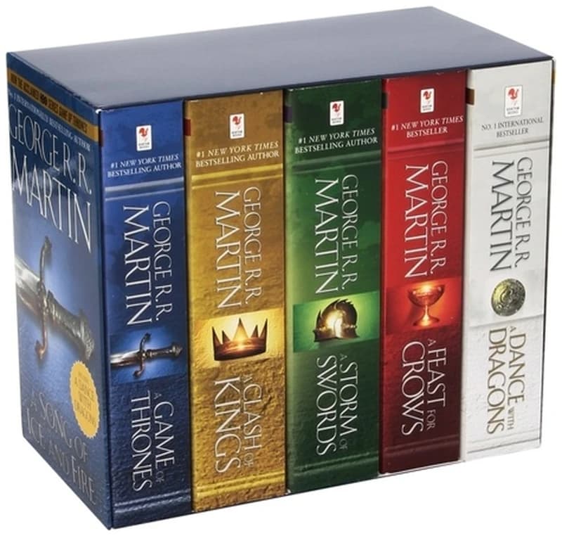 George R. R. Martin's A Game of Thrones 5-Book Boxed Set (Song of Ice and Fire Series): A Game of Thrones, A Clash of Kings, A Storm of Swords, A Feast for Crows, and A Dance with Dragons