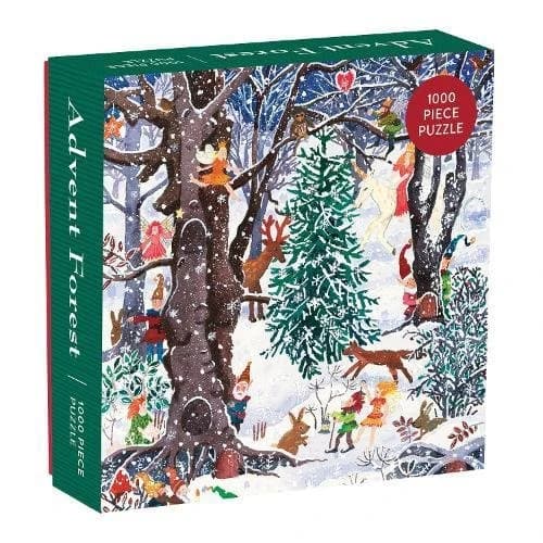 ADVENT FOREST SQUARE BOXED 1000 PIECE PUZZLE