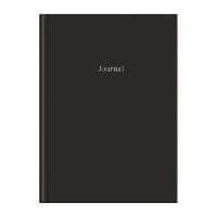 Black hardcover journal