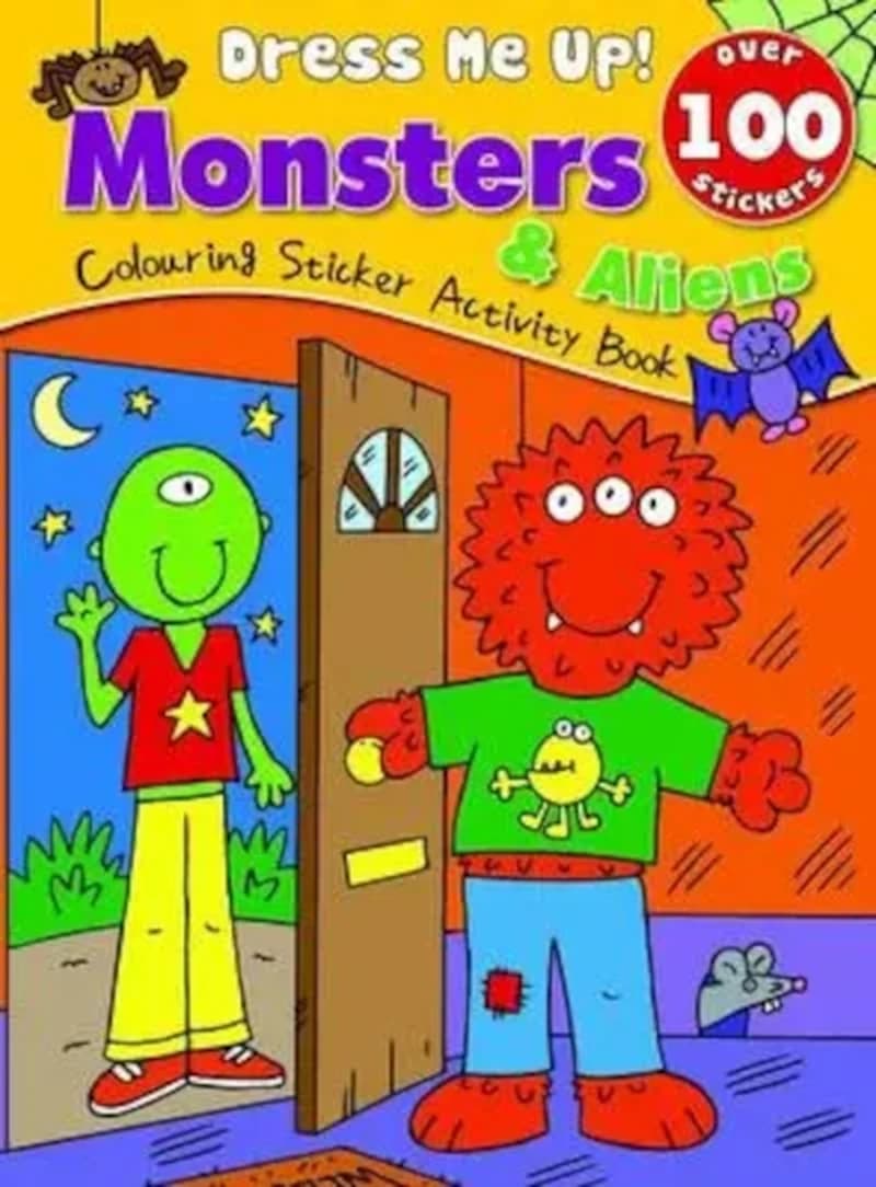 Dress Me Up Sticker Book - Monsters Colouring &amp; Sicker Activity Book