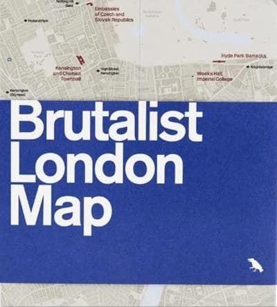 Brutalist london map