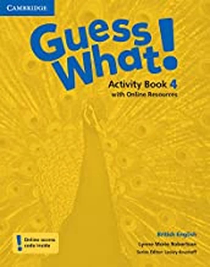 Guess What! 4 Activity Book+Online Resources