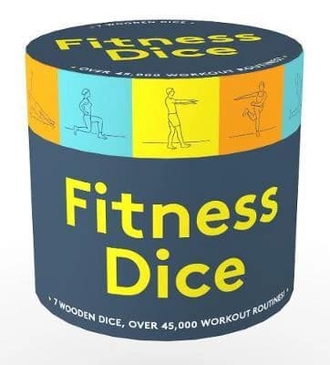 Fitness dice : 7 wooden dice, over 45,000 workout routines!