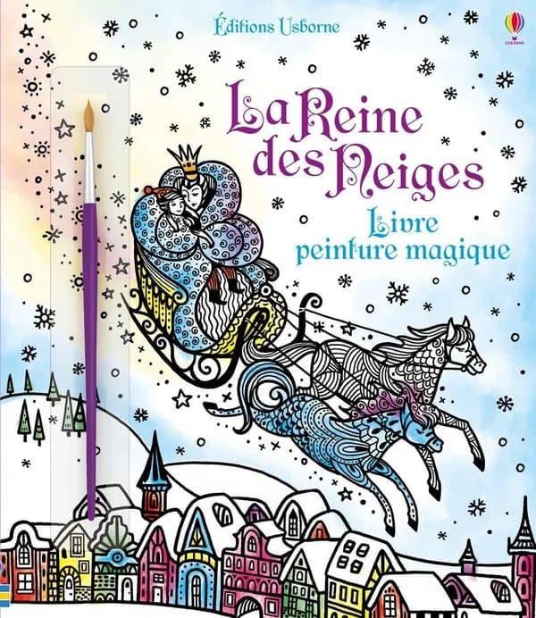 La reine des neiges - Avec un pinceau