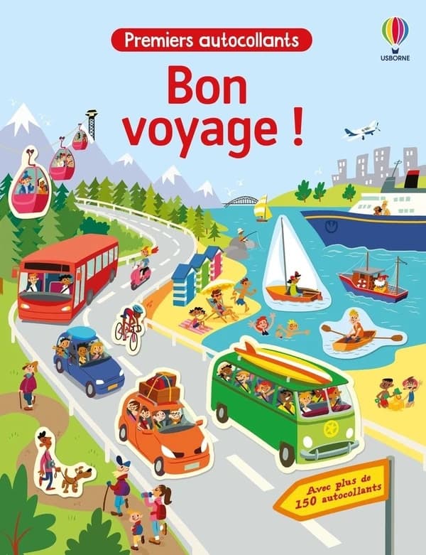 Bon voyage : Avec plus de 150 autocollants : [Autocollant]