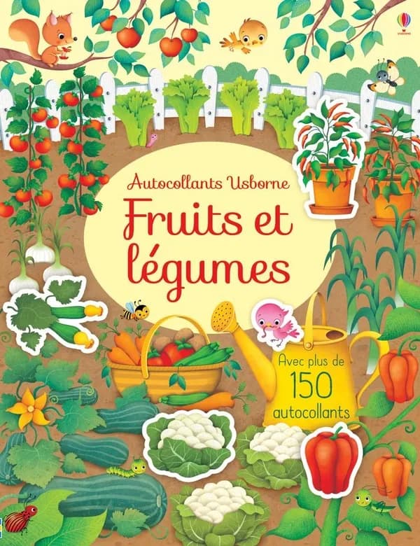 Fruits et légumes : Avec plus de 150 autocollants : [Autocollant]