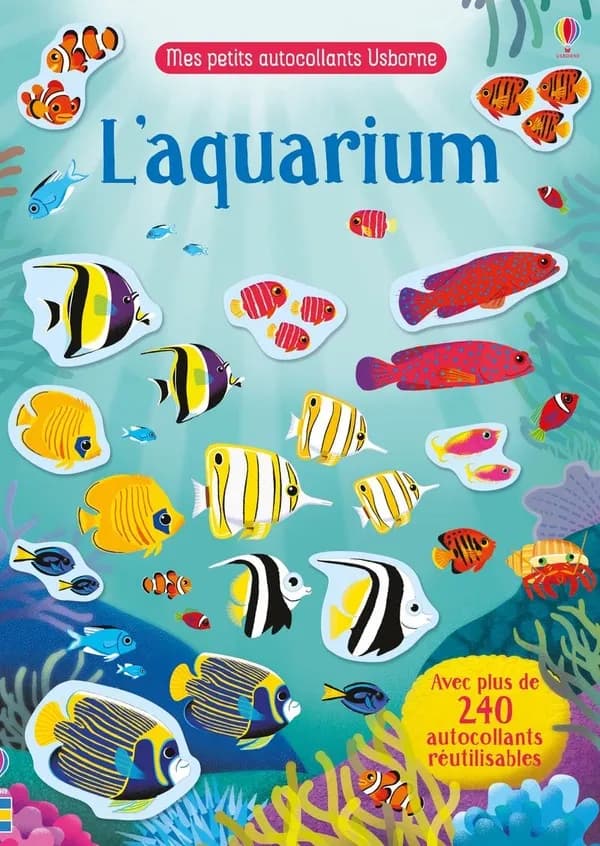 L'aquarium ; mes petits autocollants usborne