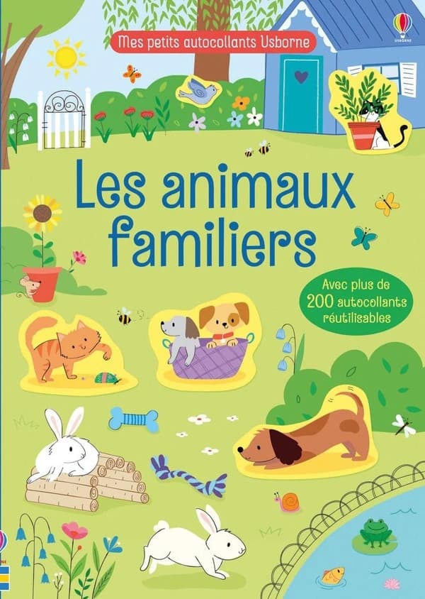 Les animaux familiers ; mes petits autocollants usborne