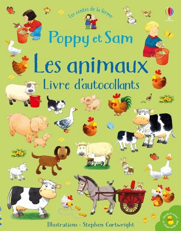 Les animaux : livre d'autocollants : [Autocollant]