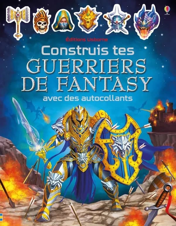 Construis tes guerriers de fantasy avec des autocollants...
