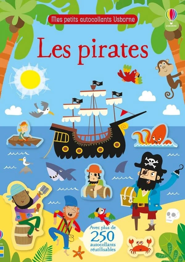 Les pirates ; mes petits autocollants usborne