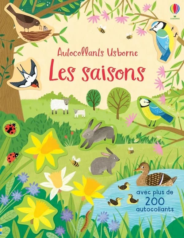 Les saisons ; premiers autocollants