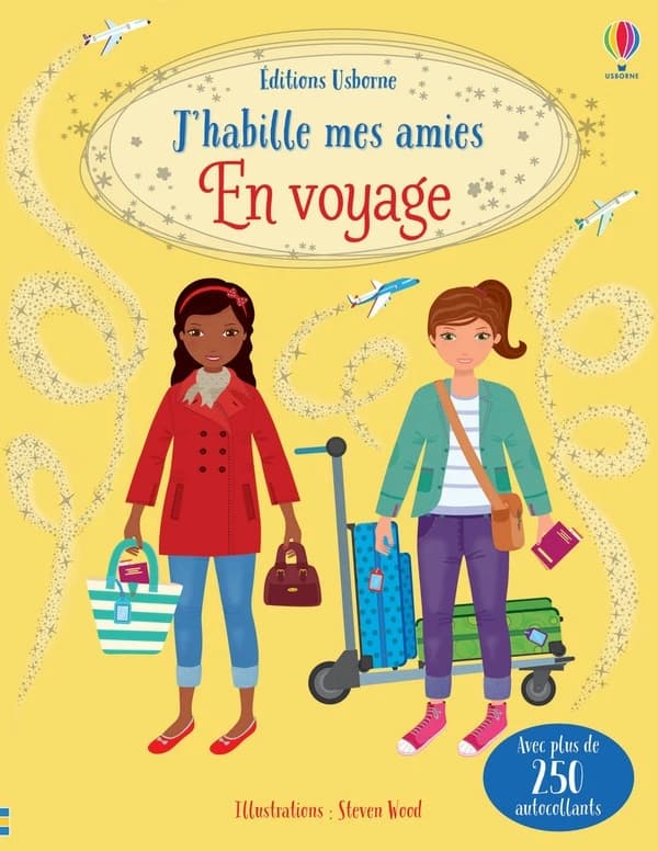 En voyage : Avec 250 autocollants