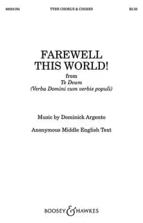 Farewell this world!