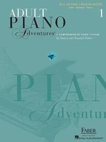 Adult Piano Adventures All-in-One Piano Course Book 1 : Book with Media Online