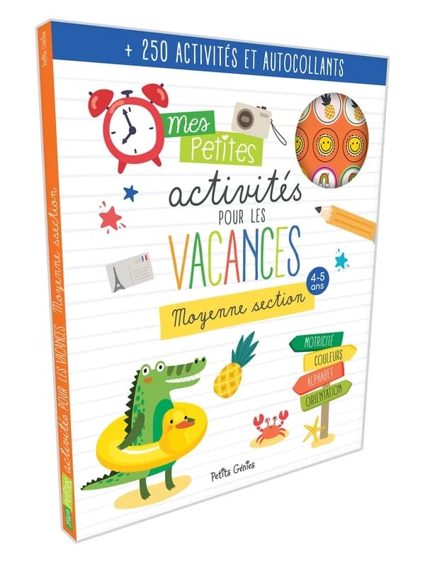 Mes petites activités pour les vacances ; moyenne section