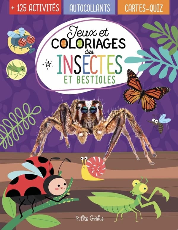 Jeux et coloriages insectes et bestioles