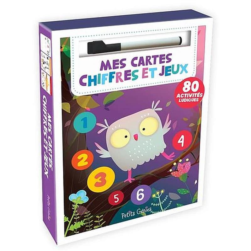 Mes cartes chiffres et jeux : 80 activités ludiques