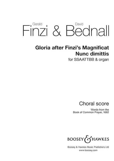 Gloria after finzi's magnificat & nunc dimittis