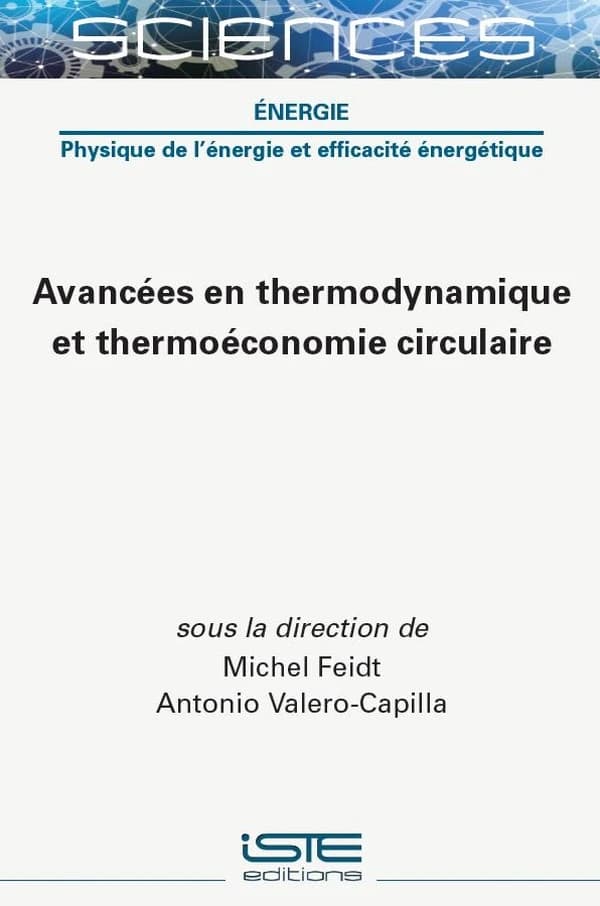 Avancées en thermodynamique et thermoéconomie circulaire