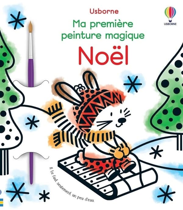 La peinture magique : Noël : ma première peinture magique