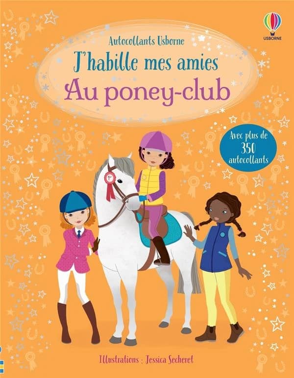 Au poney-club : Avec plus de 350 autocollants