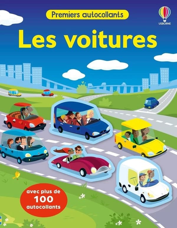 Les voitures : avec plus de 100 autocollants : [Autocollant]