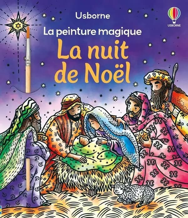 La peinture magique : la nuit de Noël - 5+ : [Album à colorier]