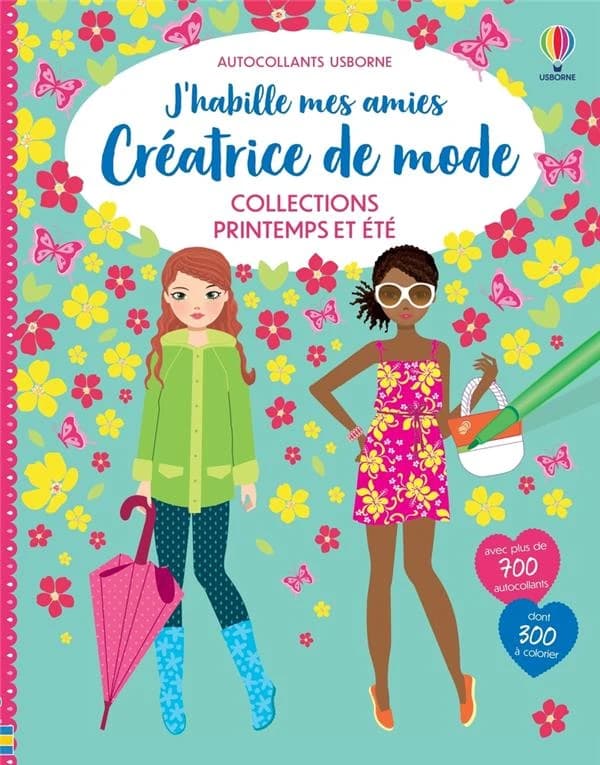 J'habille mes amies créatrice de mode : collection printemps et été : [Autocollant]