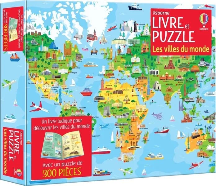 Les Villes du monde : livre et puzzle