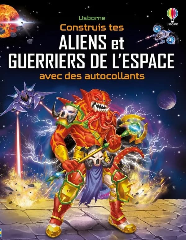 Construis tes aliens et guerriers de l'espace avec des autocollants
