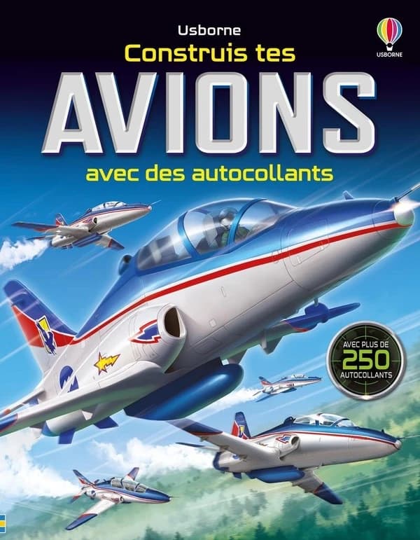 Construis tes avions avec des autocollants