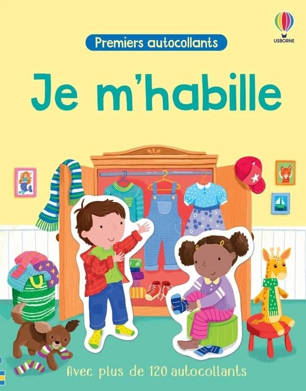 Je m'habille : premiers autocollants : dès 3ans : [Autocollant]